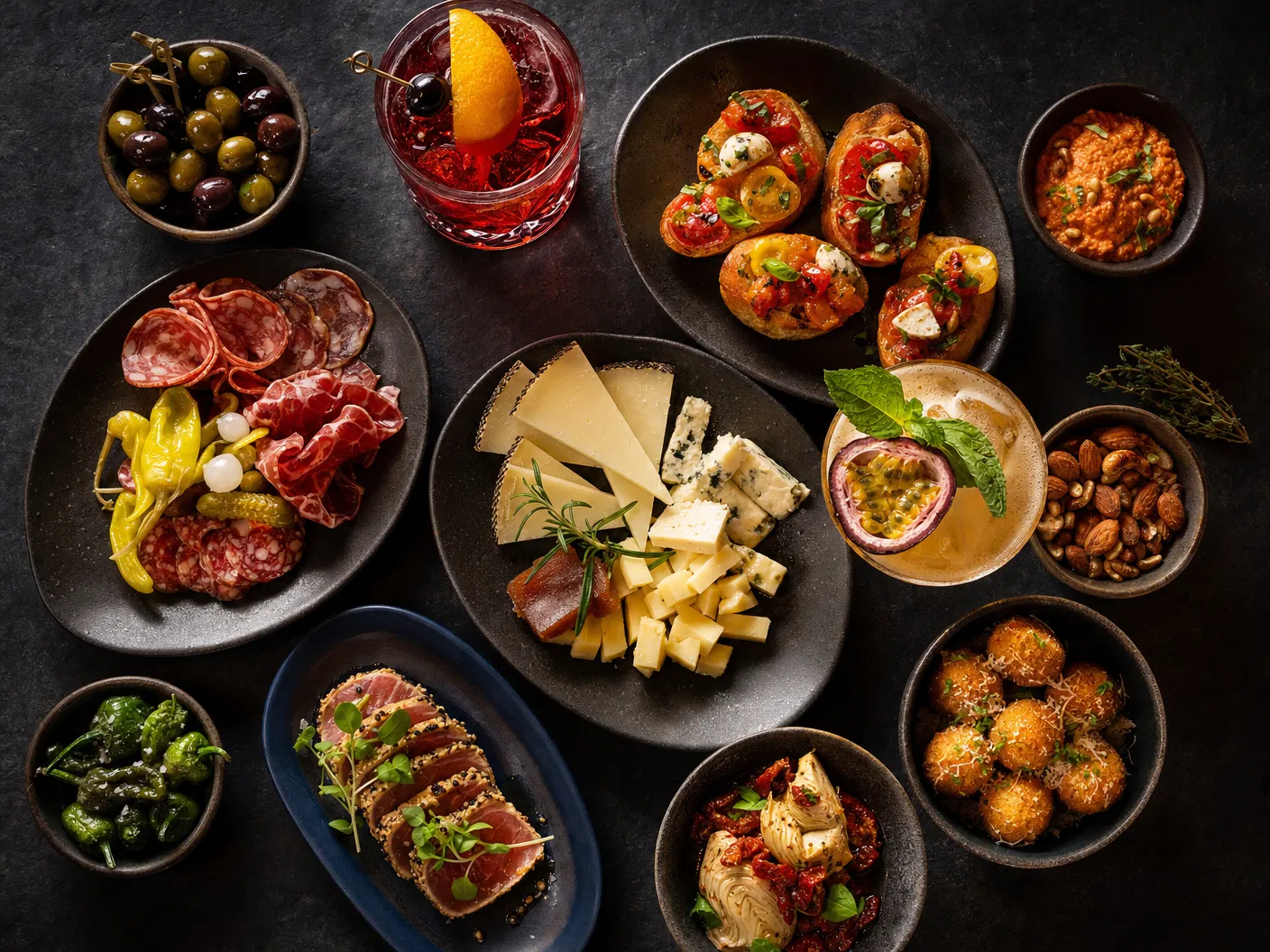Tapas et cocktails